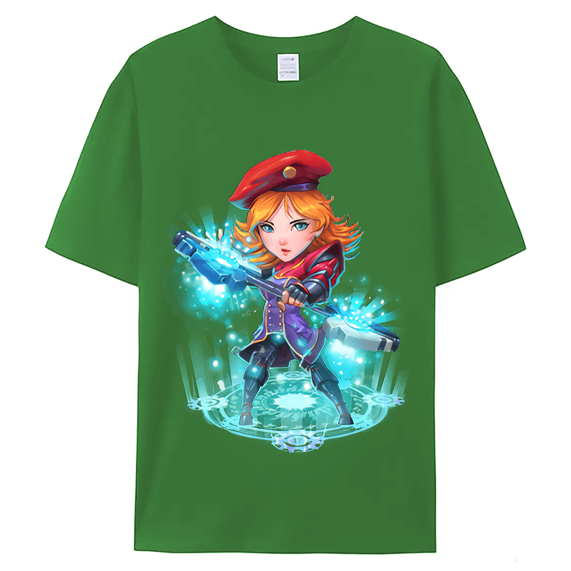 （画像用） リーグ・オブ・レジェンド League of Legends LOL レディースカジュアルプリントTシャツ（綿100％）